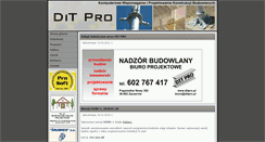 Desktop Screenshot of ditpro.pl